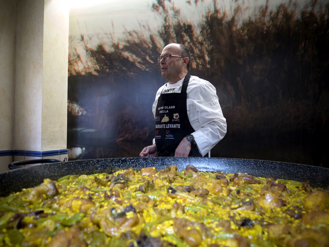 Fotografía de Eventos. Curso paella Restaurante Levante.